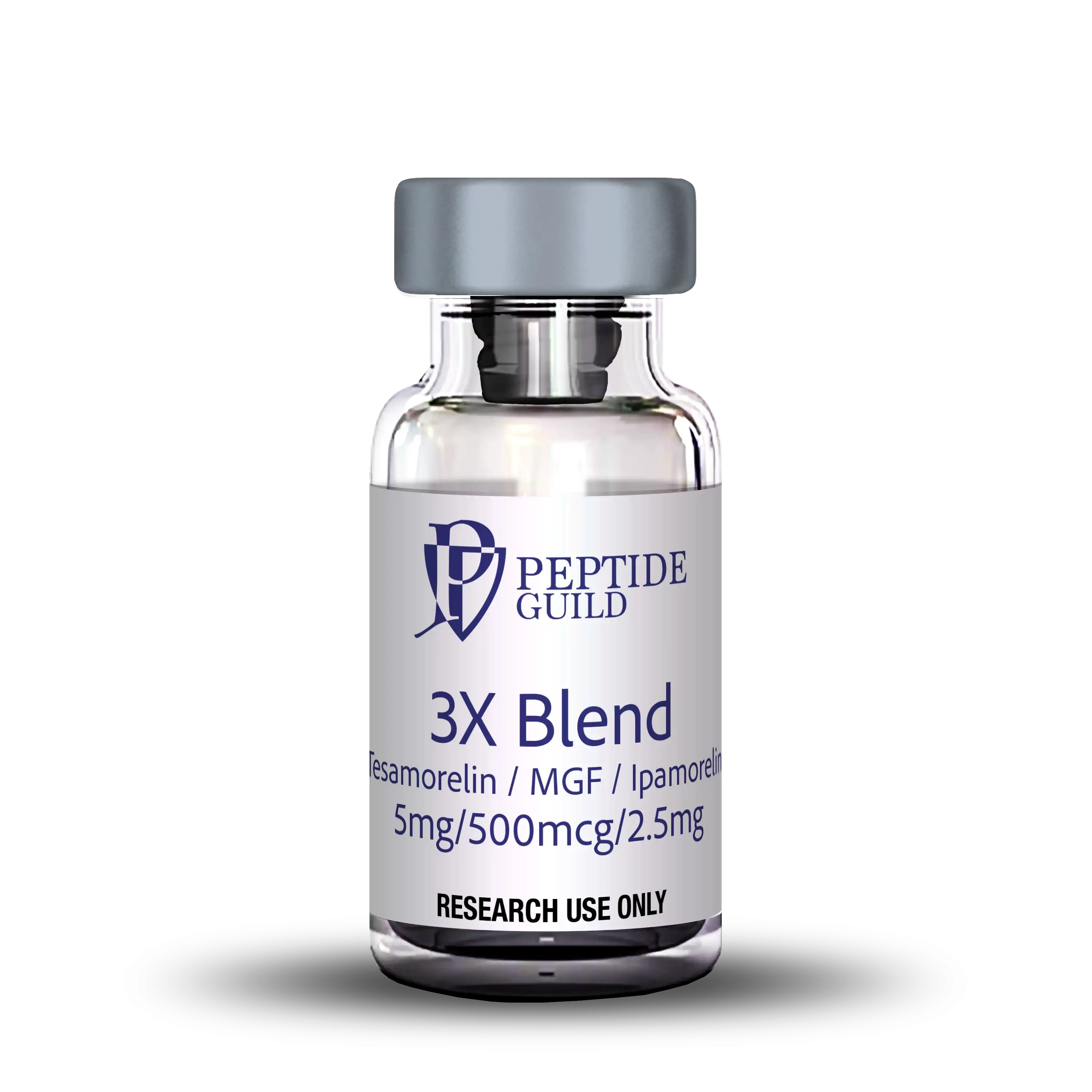 3X Blend Tesamorelin (5mg) / MGF (500mcg) / Ipamorelin (2.5mg)