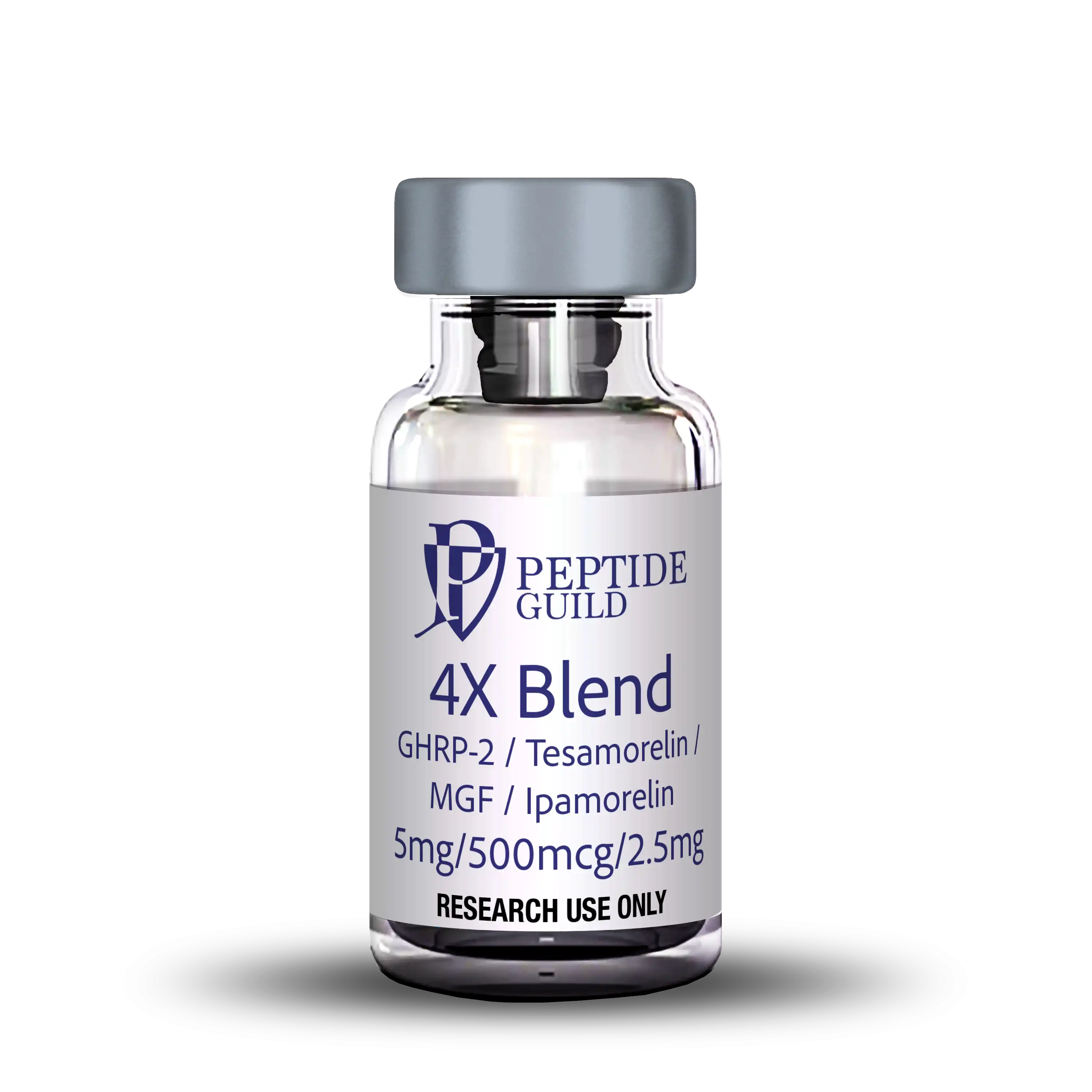4X Blend GHRP-2 (5mg) / Tesamorelin (5mg) / MGF (500mcg) / Ipamorelin (2.5mg)